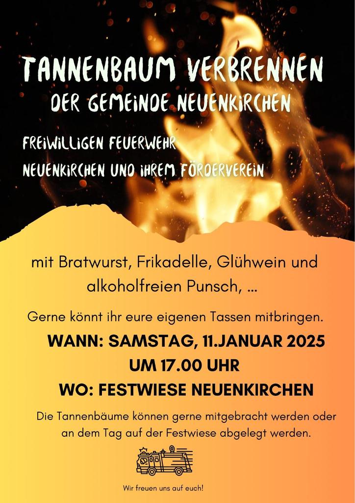 Tannenbaumverbrennen 2025
